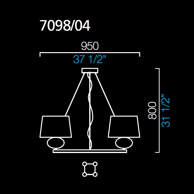 Подвесной светильник Barovier&amp;Toso Matrioska 7098/04/EL/BB