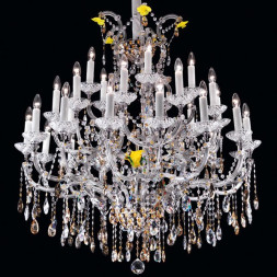 Люстра Beby Group Queen of Roses 9000B27 Gold Swarovski Almond