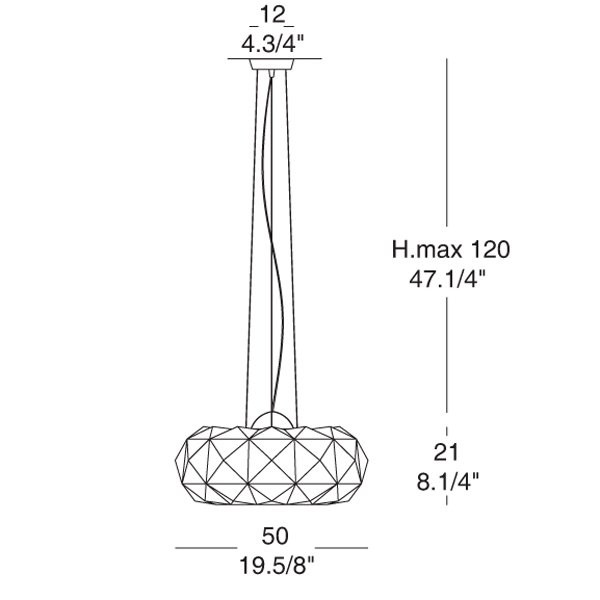 Подвесной светильник Leucos Deluxe 50 S 0002357