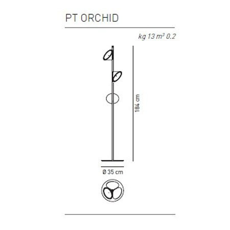 Торшер Axo Light Orchid PT ORCHID BC white XX LED