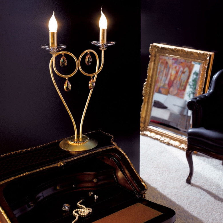 Настольная лампа Effusionidiluce Zelia 5000.4029 Spectra Crystals