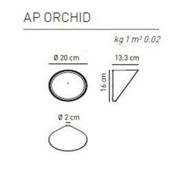 Настенный светильник Axo Light Orchid AP ORCHID BC XX LED