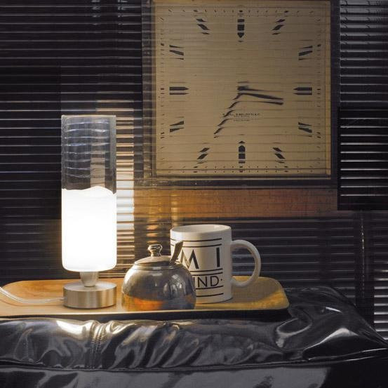 Настольная лампа Vistosi Lio LT P ALO CR/BC NI