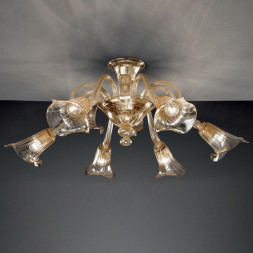 Потолочная люстра Vetri Lamp 941/6 Ambrato