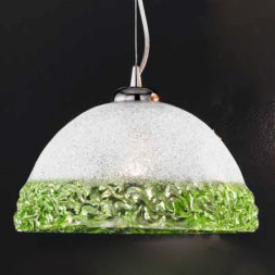 Подвесной светильник Vetri Lamp 1158/32 Cristallo/Verde