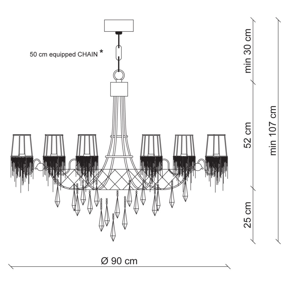 Люстра Patrizia Garganti Burlesque PG227