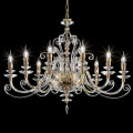 Люстра Euroluce Alicante Ellipse L10 90 gold Clear