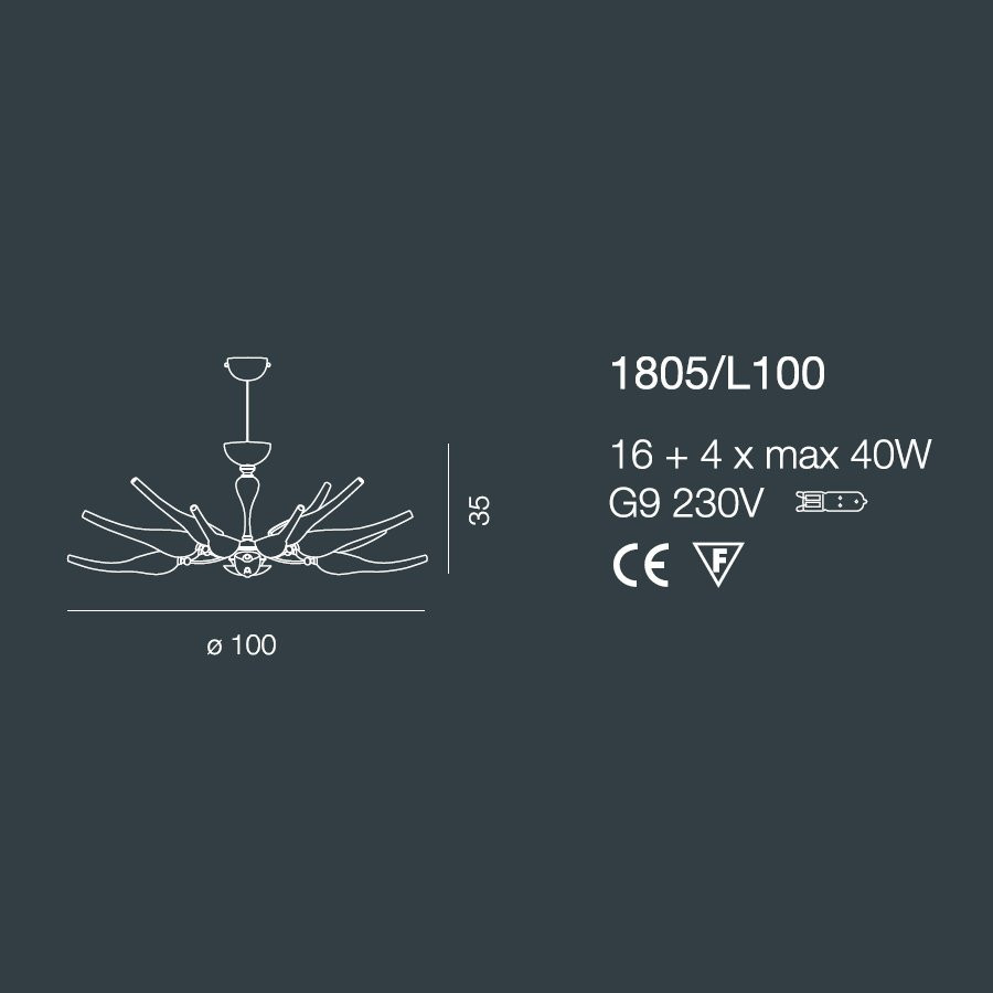 Люстра Bellart Ego 1805/L100 06/V17