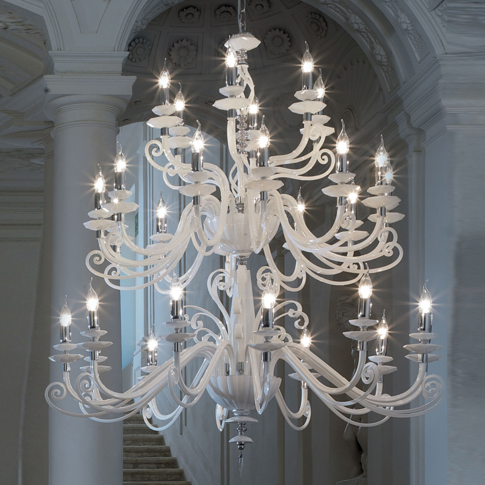 Люстра Euroluce Alicante L12+12+6 silver White