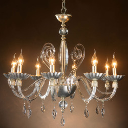 Люстра Euroluce Florentia L8 Silver