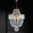 Подвесной светильник Beby Group Empire 1581/12 Light gold SWAROVSKI ELEMENTS