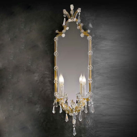 Бра Beby Group Novecento 430/2S Light gold CUT CRYSTAL
