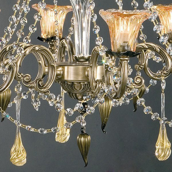 Люстра Passeri International Ottone L 7190/6 Dec. 086