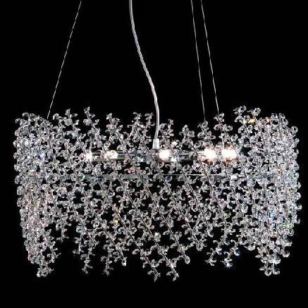 Подвесной светильник Renzo Del Ventisette L 14218/8 SWA Trasparente DEC. CROMO