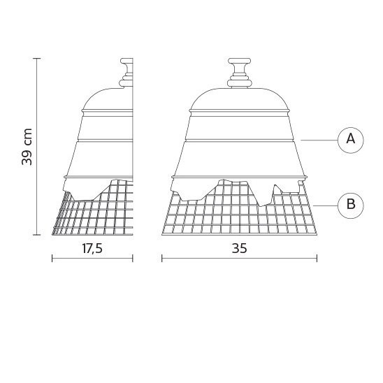 Настенный светильник Karman Domenica AP102 1O INT