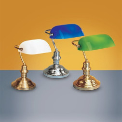 Настольная лампа Orion Leuchten LA 4-587/1 Patina/opal