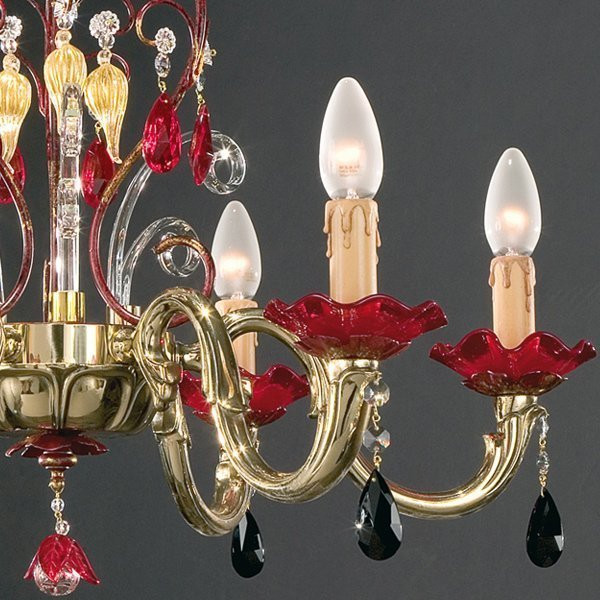 Люстра Passeri International Ottone L 7195/6 Dec. 087 + 085