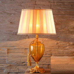 Настольная лампа Euroluce Luigi XV LG1 gold Amber