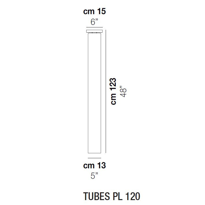 Потолочный светильник Vistosi Tubes PL 120 E27 FU NI
