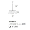 Подвесной светильник Morosini Ribbon 40SO 0483SO08MKAL
