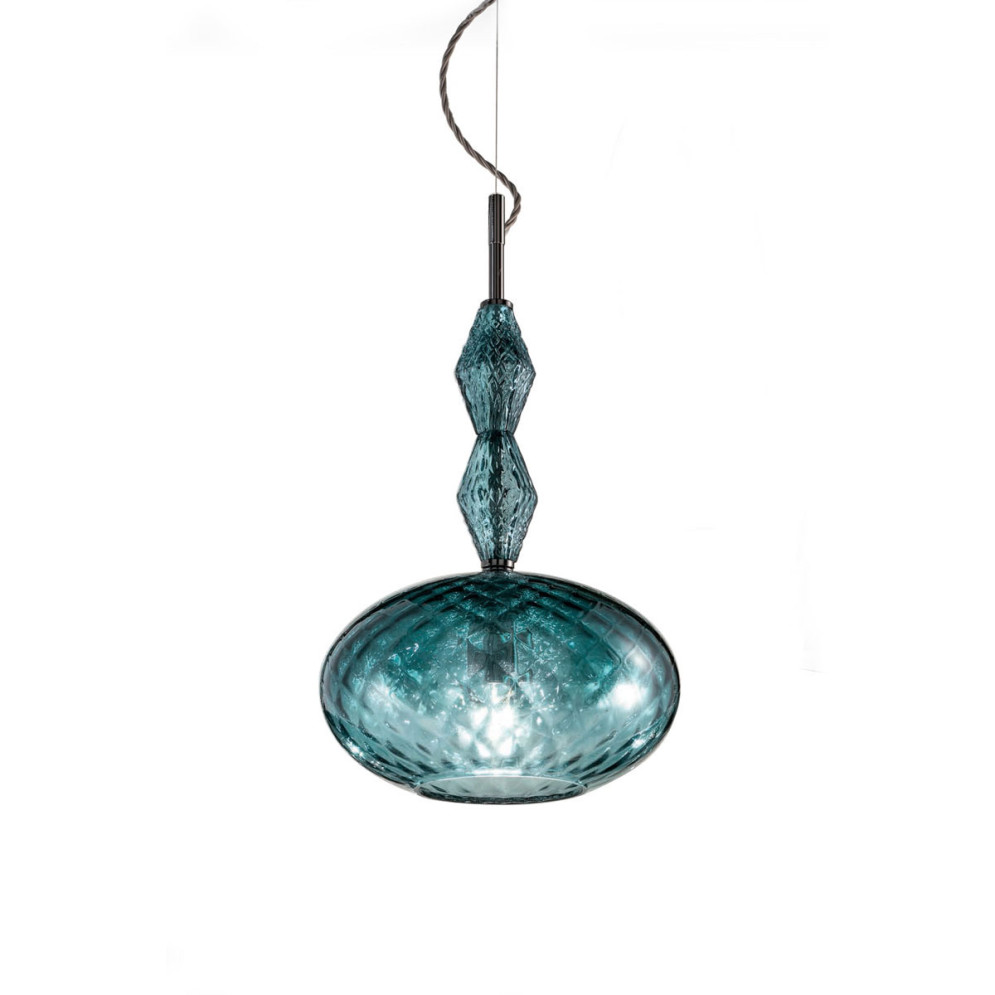 Подвесной светильник Euroluce Mood Joy S1 nichel teal blu