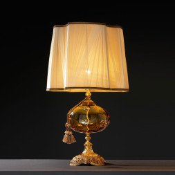 Настольная лампа Euroluce Teseo LG1 gold Amber
