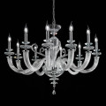 Люстра Euroluce Atalia L10 silver Clear