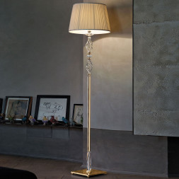 Торшер Euroluce Alicante PT1 gold Clear