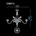 Люстра Barovier&amp;Toso Agadir 5384/12/DO