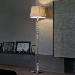 Торшер Euroluce Alicante PT1 silver Clear