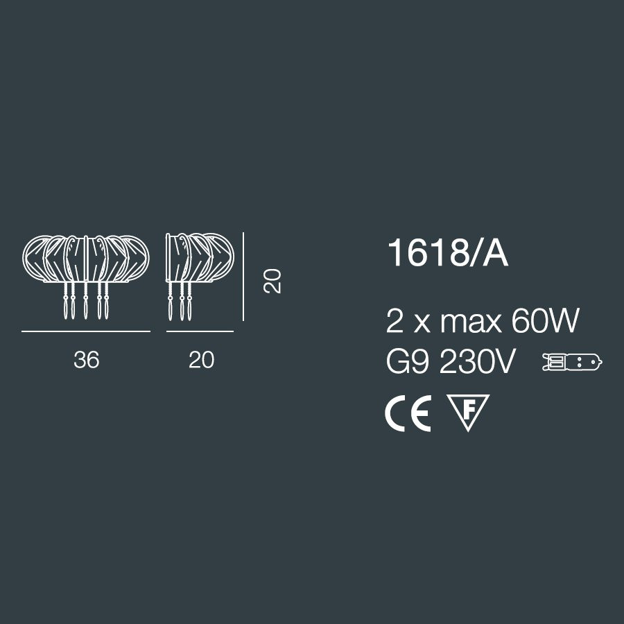 Настенный светильник Bellart Full Moon 1618/A 05/P06