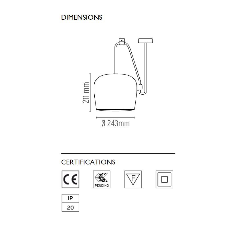 Подвесной светильник Flos AIM White F0090009 x 4 + F0093009