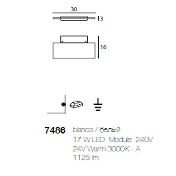 Настенный светильник Linea Light Dublight 7486