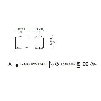 Настенный светильник La Murrina Galaxy A DD-3S