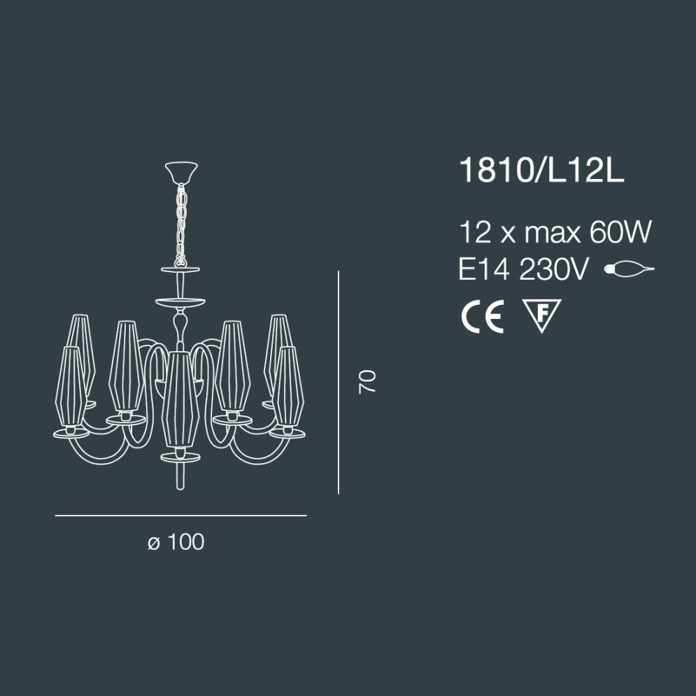 Люстра Bellart Karma 1810/L12L 05/P05