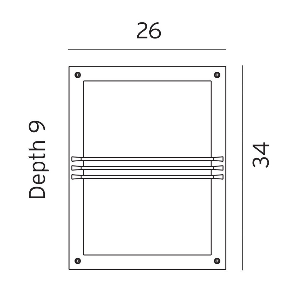 Уличный настенный светильник Norlys Nordkapp 1620AL