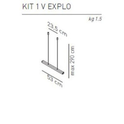 Подвесной светильник Axo Light Explo accessories KIT 1 V EXPLO