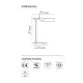 Настольная лампа Flos TAB LED T Black F6560030