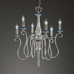 Люстра Italamp 720/6 Turquoise / NK