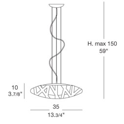 Подвесной светильник iTRE X-RAY S 35 0000074