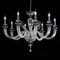 Люстра Euroluce Atalia L8 silver Amethyst