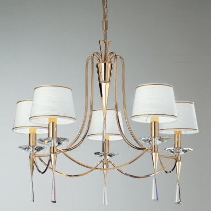 Люстра Prearo Princess PRINCESS/5/24K/CP