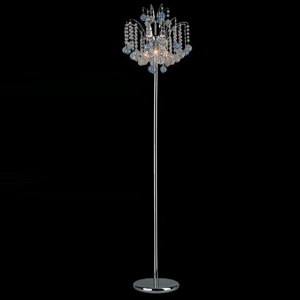 Торшер Orion STL 12-997 chrom/blau