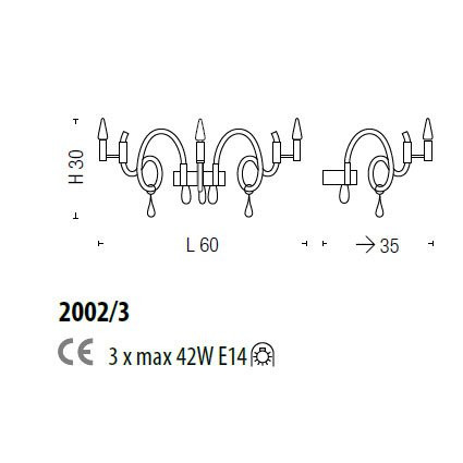 Бра Sylcom Street 2002/3 GRY