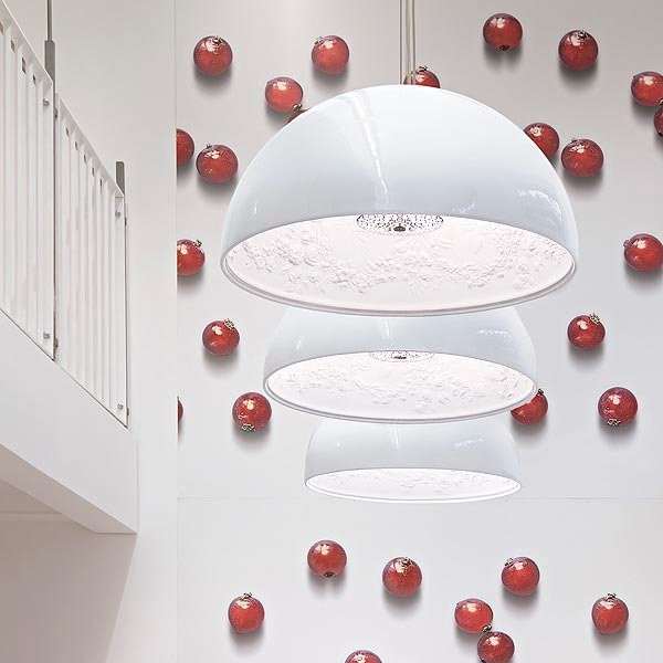 Подвесной светильник Flos Skygarden 1 ECO Glossy white F6411009