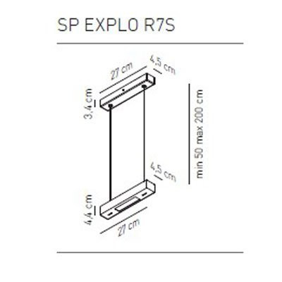 Подвесной светильник Axo Light Explo accessories KIT 1 V EXPLO KIT 1 V EXPLO RS XXX
