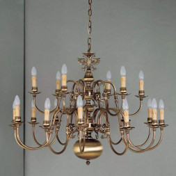 Люстра Orion LU 1239/12+6 patina mit Adler