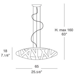 Подвесной светильник iTRE X-RAY S 65 0000075