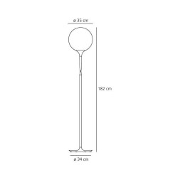 Торшер Artemide Castore terra 35 1055010A