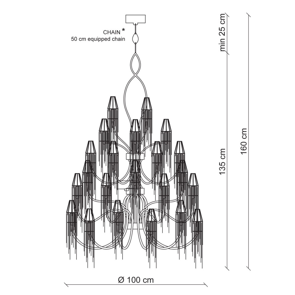 Люстра Patrizia Garganti Moulin Rouge PG317